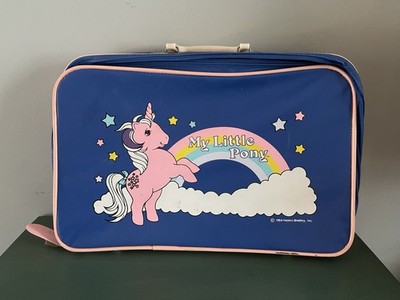 My Little Pony 80's Vintage Suitcase- Blue/Pink Rare Color, HTF