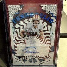 2022 Panini Illusions - Funkadelic George Kittle #F-9 Signatures /35 (AU)