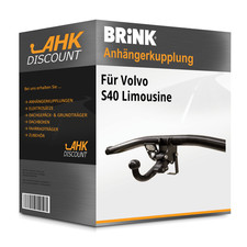Für Volvo S40 Limousine 03.2004-jetzt BRINK Anhängerkupplung abnehmbar NEU