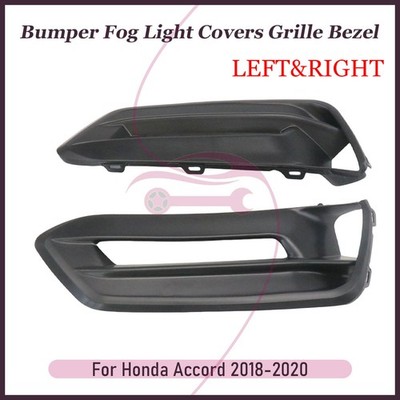 Bumper Fog Light Bezel Set For Honda Accord 2018-2020 Front Left Right Side