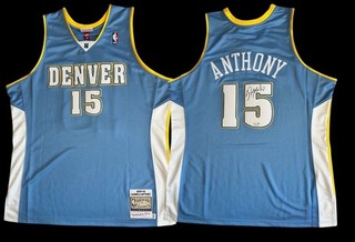 🔥 CARMELO ANTHONY Signed Mitchell & Ness AUTHENTIC Nuggets Jersey AUTO COA