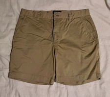 Blade + Blue tan chino cotton stretch shorts - Made in USA - Sz 32 (34)