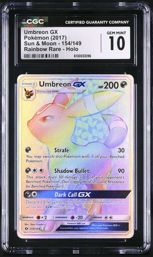 Umbreon-GX graded CGC 10 for sale on eBay
