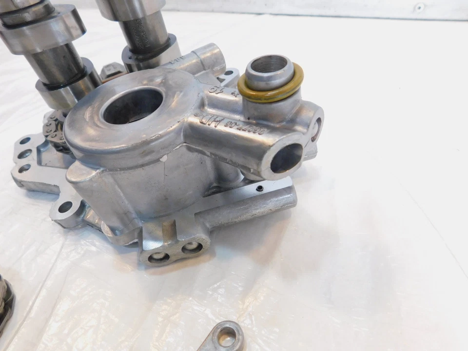 Harley Electra Glide Softail Dyna árbol de levas levas placa de soporte hidráulico bomba de aceite Foto 4 de 4