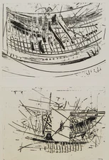 EMILIO SCANAVINO: Bellissima Incisione cm. 60x50 , Firmata, Numerata. STUPENDA!!