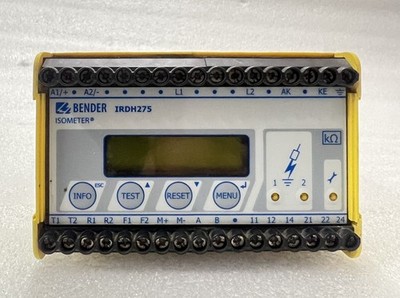 BENDER IRDH275-435 INSULATION MONITORING DEVICE IRDH275435 (MINOR DAMAGE)