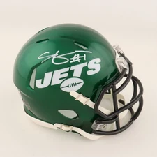 Ahmad "Sauce" Gardner Signed Jets Speed Mini Helmet (Beckett)