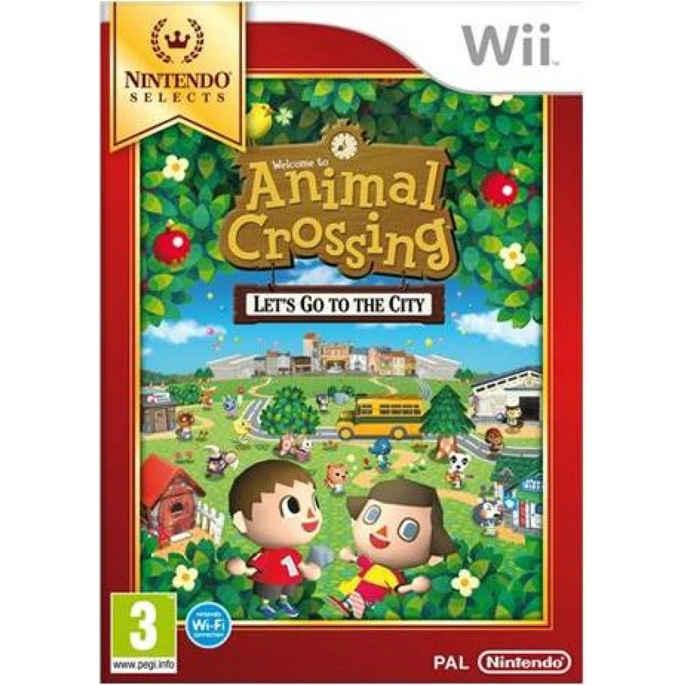 JUEGO WII ANIMAL CROSSING LETS GO TO THE CITY SELECTS WII 20304618