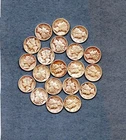 Lot of 20 Mercury Dimes - Various Years