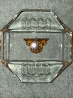 VINTAGE COOPER BESSEMER Advertising Glass Ashtray Flying Jackasses 5 in, Nice! — photo 2
