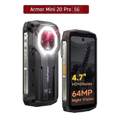 4,7''-Mini-Smartphone 5G Robust Ulefone Armor Mini 20 Pro 16GB+256GB Nachtsicht