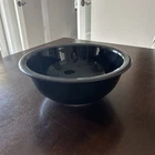 Vintage PYREX Black with Clear bottom Mixing Bowl #323 ~ 1.5L~ 8.5" USA 14