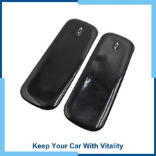 Pack2 Black Rubber Car Front Rear Bumper Protector Corner Guard Scratch Sticker