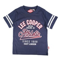 Jungen T-Shirt Kurzarm Baumwolle Marineblau 8 Jahre Lee Cooper