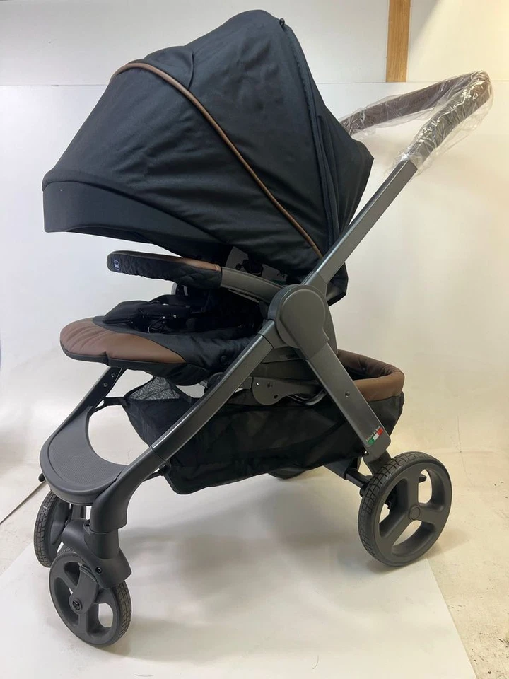 Chicco Duo Stylego Up Crossover Pure Black Kinderwagen Buggy 2in1 Kombi Kinder - Bild 2 von 4