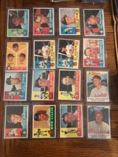 Ed Fitzgerald 1960 Topps Baseball Card (Sale Is For Card In Title) (6355)