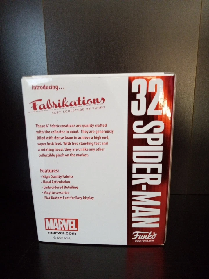 Funko Fabrikations Spider-Man Marvel Exclusivo #32 Escultura Suave 6" Figura Caja Foto 3 de 4