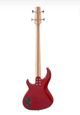 Aria Pro II SB-ONE 4-String Electric Bass Guitar - Candy Apple Red