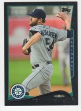 2014 Topps Update Black #US-3 Tom Wilhelmsen Seattle Mariners 25/63