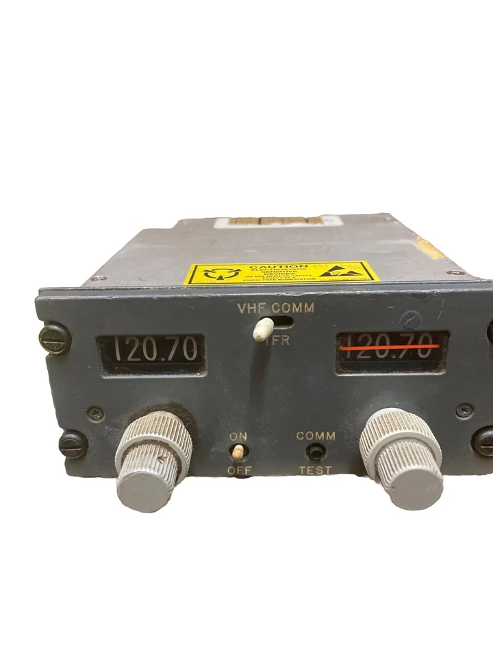 VHF Comm Panel Nº 1 Radio Comercial Aerolínea Avión Puertas Ingeniería Tritón Foto 2 de 4