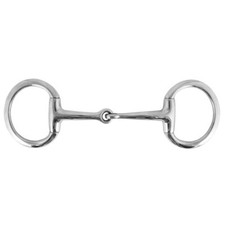 Schneiders FES Stainless Steel Eggbutt Snaffle Horse Bit | Smooth Mouthpiece