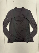 Shein Black Open Front Long Sleeve Shirt Womens Size Large