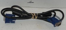 5 FT 5feet 15 PIN SVGA VGA Monitor M M Male 2 Male Cable BLUE CORD FOR PC TV US