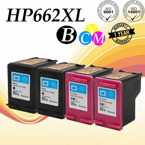 4PK Ink Cartridge Set 662XL for HP 