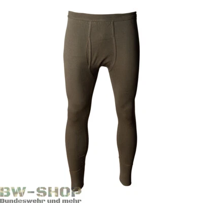 ORIGINAL BUNDESWEHR (LEO KÖHLER) ORIGINAL BUNDESWEHR UNTERHOSE OLIV LANG LEO KÖHLER BW HOSE WINTER ARMEE OUTDOOR