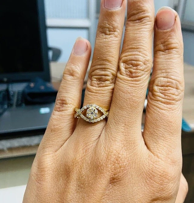 Bague infini diamant outlet