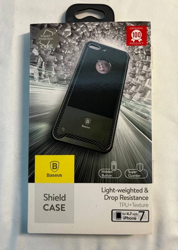 Funda protectora Baseus Shield para Apple iPhone 6 6s 7 8 SE 2020 verde oscuro Foto 4 de 4