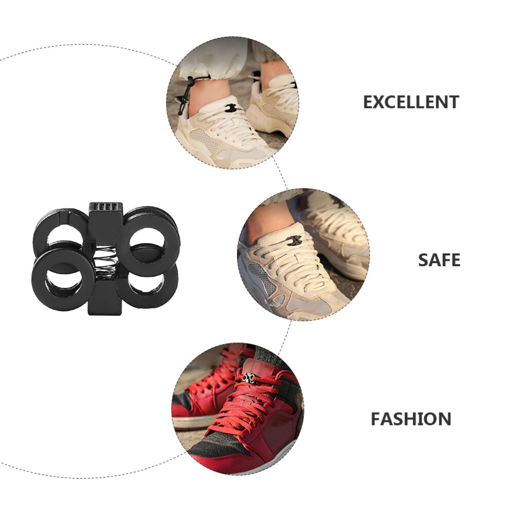 APL 30 Pezzi Cordoncino Stopper Lacci Fibbia per Scarpe da Ginnastica