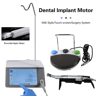Dental Brushless Implant Motor Surgical System+20:1 Implant Contra Angle US