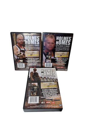 LOT Holmes on Homes Lets Make it Right Seasons 1 2 4 DVD Box Set Complete