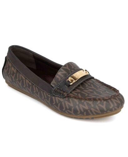 Jones New York Womens Sally Flat Loafers Color Brown Multi Size 10 M