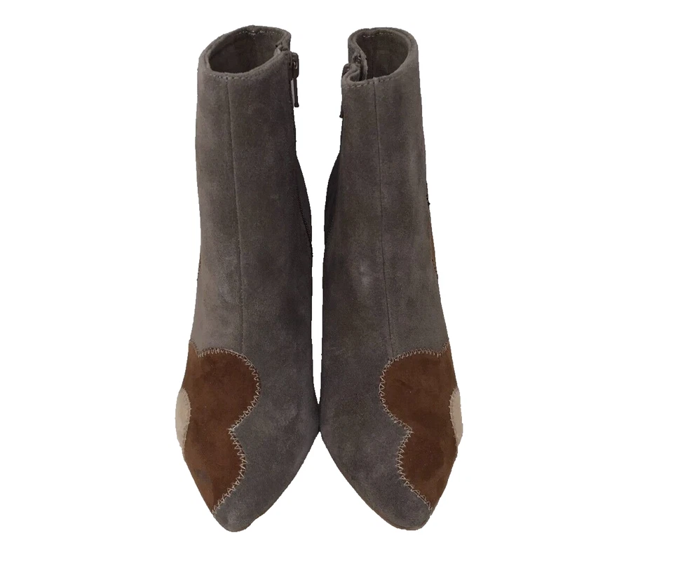 Botas al tobillo Seychelles para mujer cómodas de gamuza florales con cremallera talla Tpe/Bronn: 8 129V Foto 3 de 4