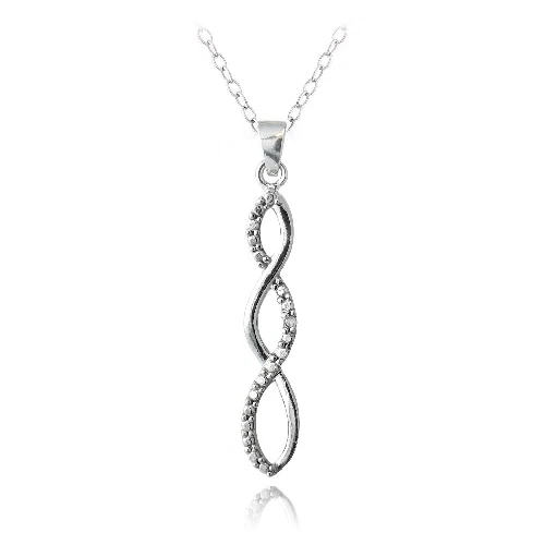 Triple infinity best sale necklace