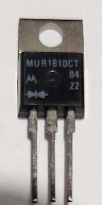 MUR1610CT ULTRAFAST RECTIFIER 16A (common cathode), 100V, lot of 5 pcs