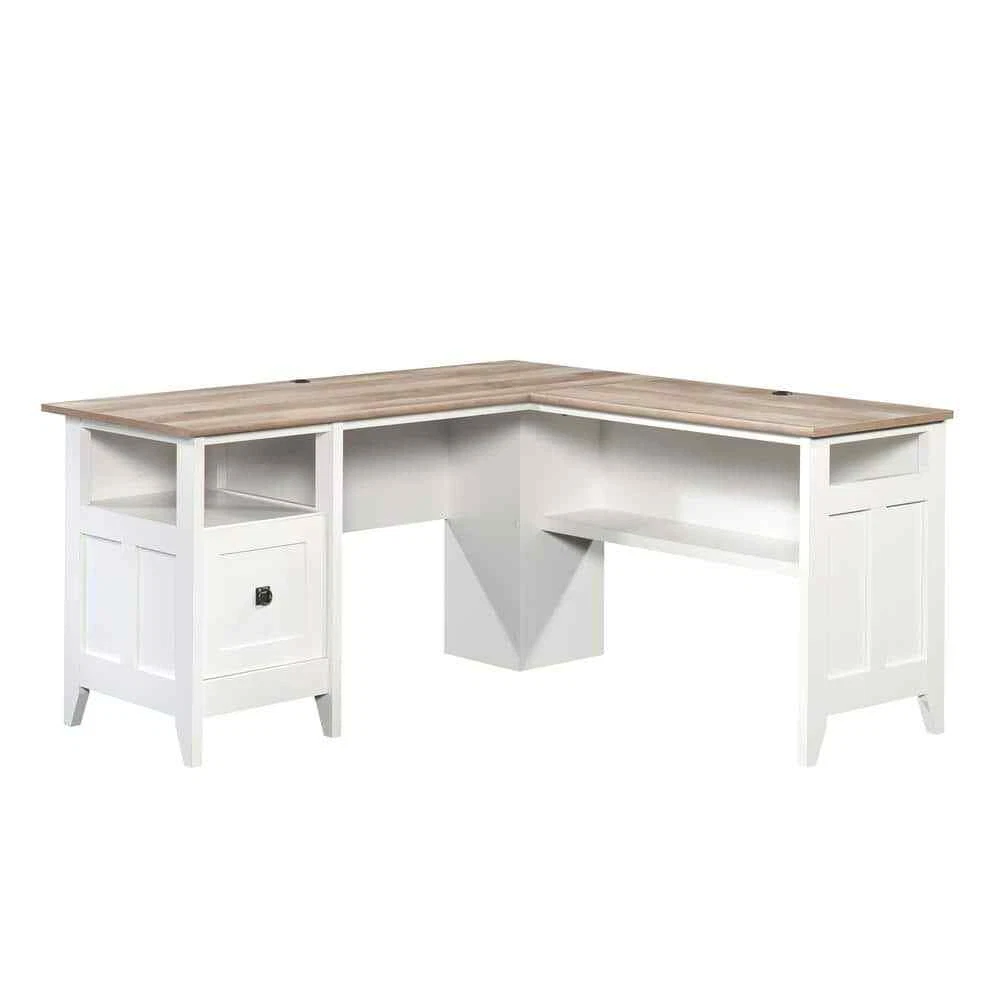 White desk 2024 with file storage