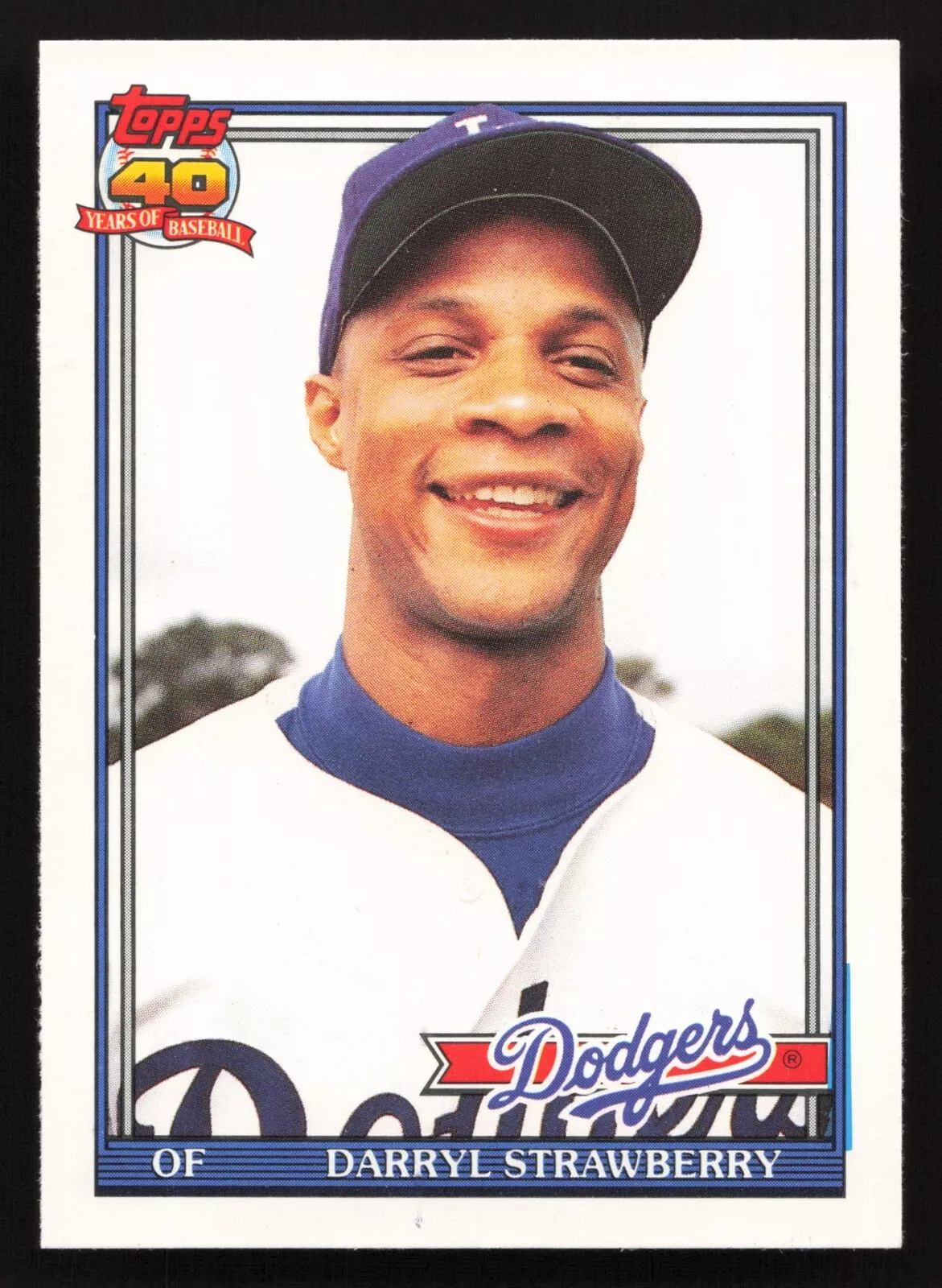 1991 Topps Traded #114T Darryl Strawberry Los Angeles Dodgers QTY