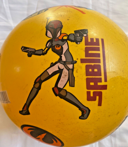 VINTAGE STAR WARS KICK BALL, CAN'T FIND ANOTHER ANYWHERE. - Picture 6 of 9