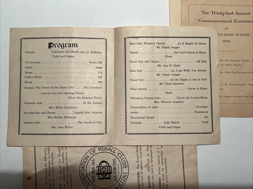 Lot Of 4 Vintage Pamphlets 1919, 1923 - Picture 11 of 14