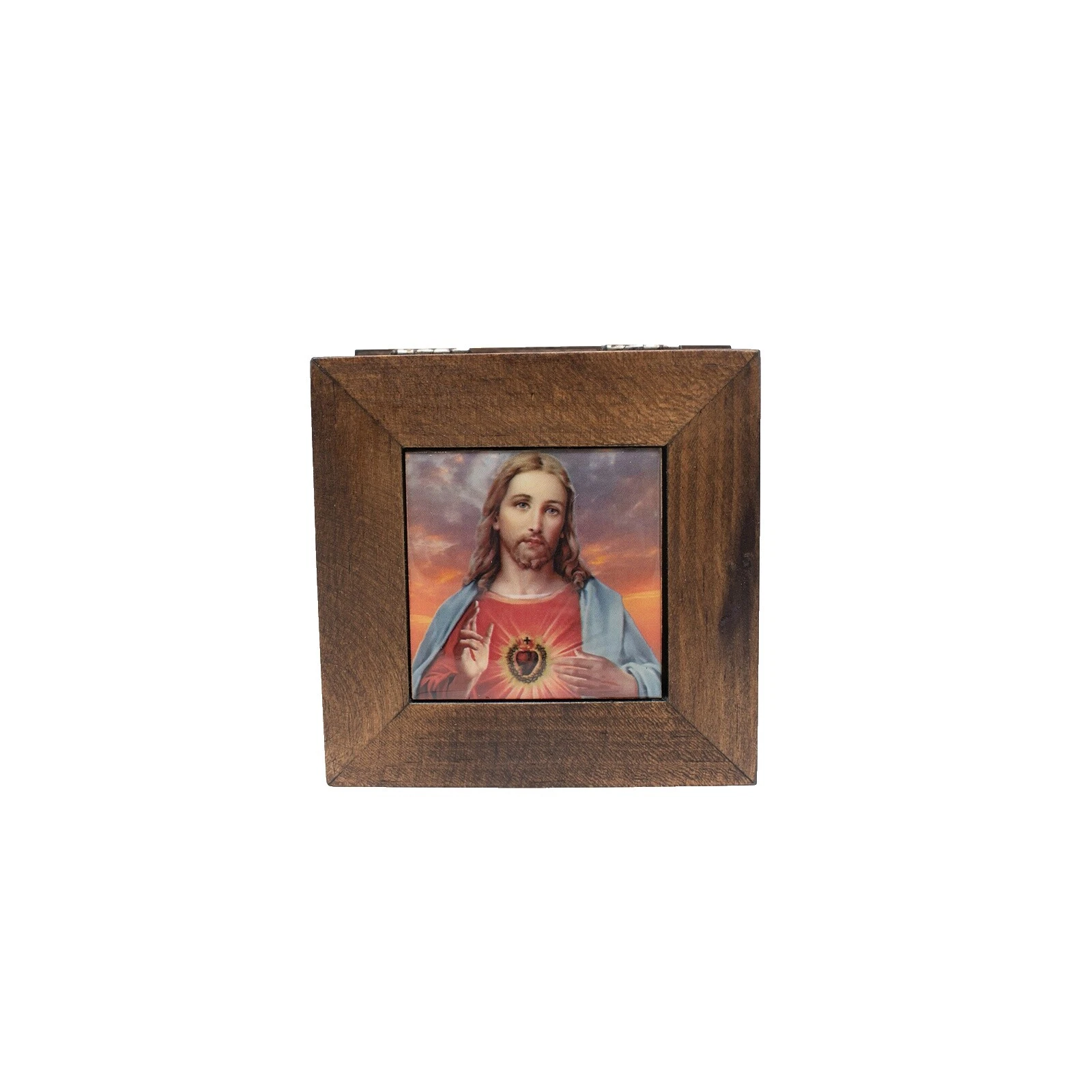 Adornos de al aire libre multicolor de madera y estatuas