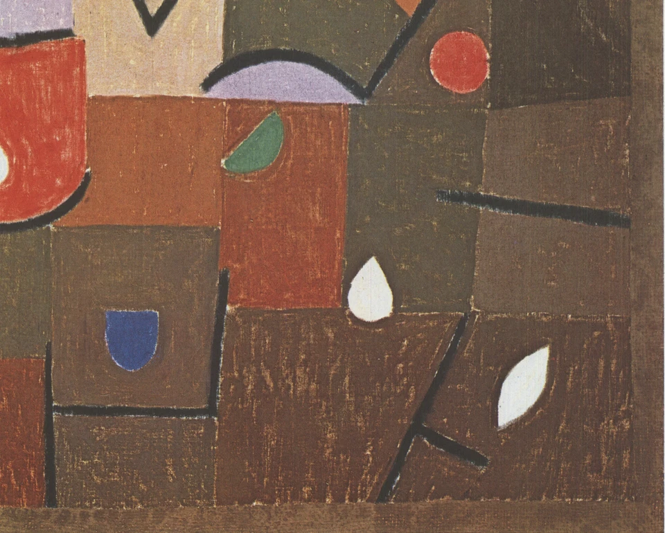 PAUL KLEE Jewels 15.75" x 19.75" Litografía Offset 1990 Modernismo Foto 4 de 4