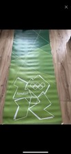 LONDON 2012 Olympic Games Black Flag Sign Banner 2M Approx Olympic Memorabilia