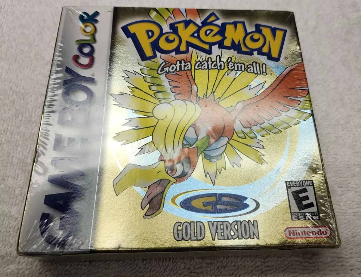 Pokemon Gold Version Sealed New Rare Gameboy Color Game Boy VGA Graded 80 NM