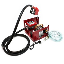 Produktbild - Dieselpumpe Heizölpumpe selbstansaugend 230V550W 60l/min Digitalzählwerk Pistole