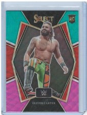 Oliver Carter 2022 Panini Select WWE #138 Tri-Color Prizms
