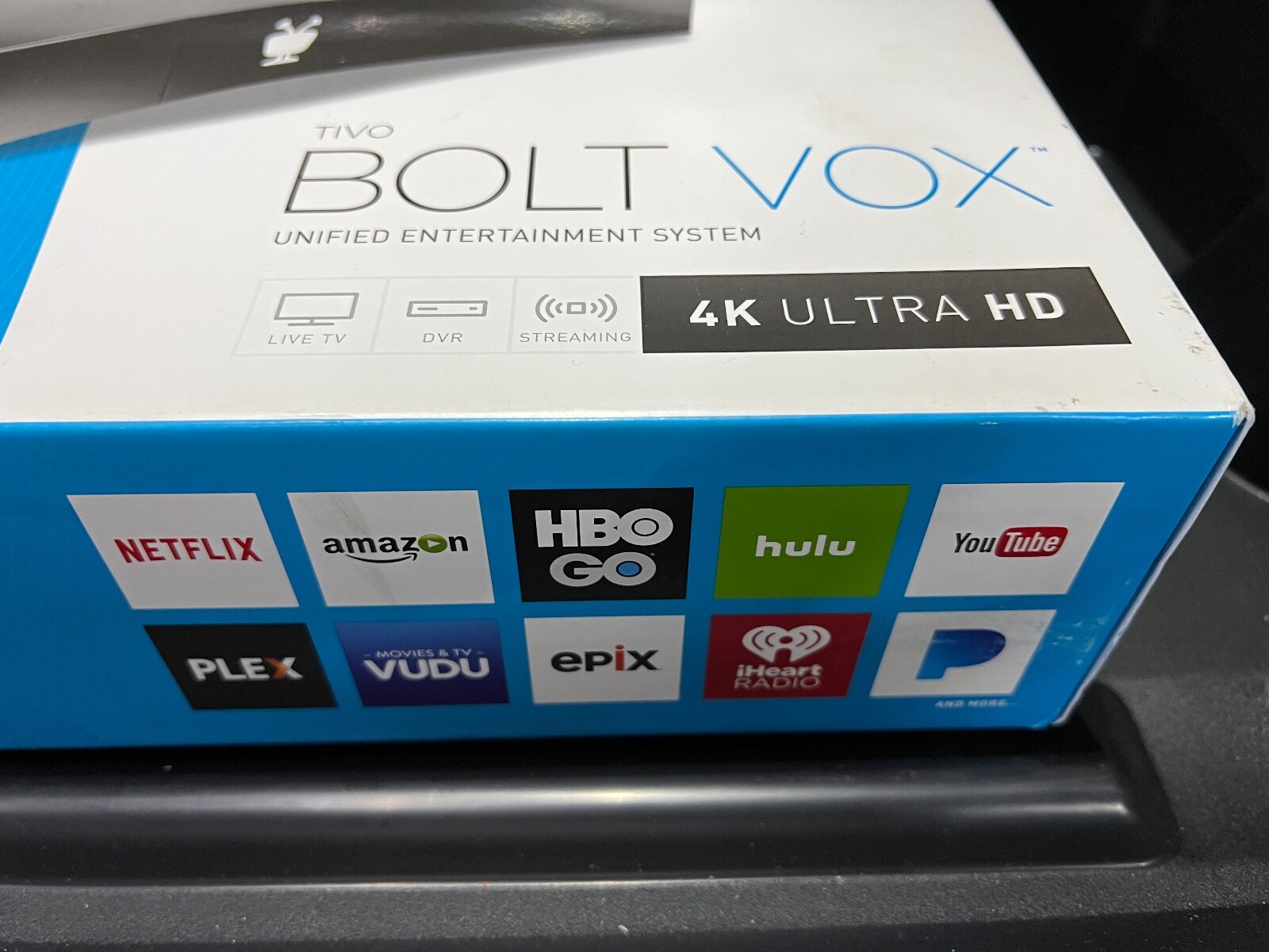 TIVO BOLT VOX (TCD849500V) 500GB DVR 4K ULTRA HD MEDIA STREAMING