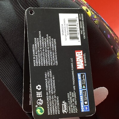 d Funko Marvel Girl's Neon Print Backpack/Rescue/Wasp/Valkyrie